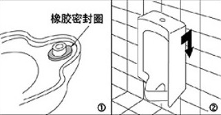 挂式小便器安装