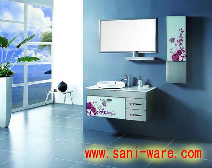 陶瓷洗脸盆S506产品浴室空间图