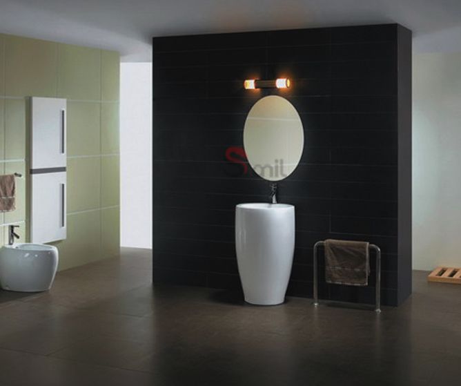 陶瓷柱盆S7009浴室空间效果图