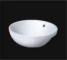 陶瓷洗面盆S504，陶瓷艺术盆，陶瓷洗手盆，陶瓷洗脸盆，陶瓷面盆，吊柜面盆