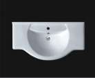 浴室柜盆S1528，陶瓷艺术盆，陶瓷洗手盆，陶瓷洗脸盆，陶瓷面盆，吊柜面盆